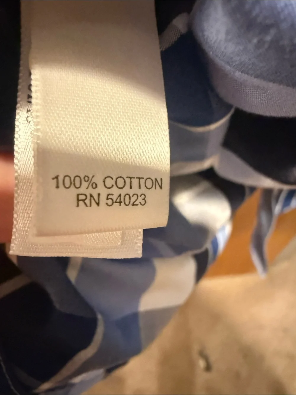 Banana Republic Blue and White Plaid Cotton Button-Down Shirt